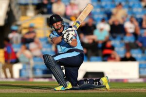 Tom Kohler-Cadmore in action for Yorkshire Vikings during the 2017 T20 Blast