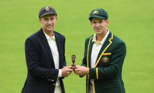 Joe Root and Tim Paine - Ashes cricket