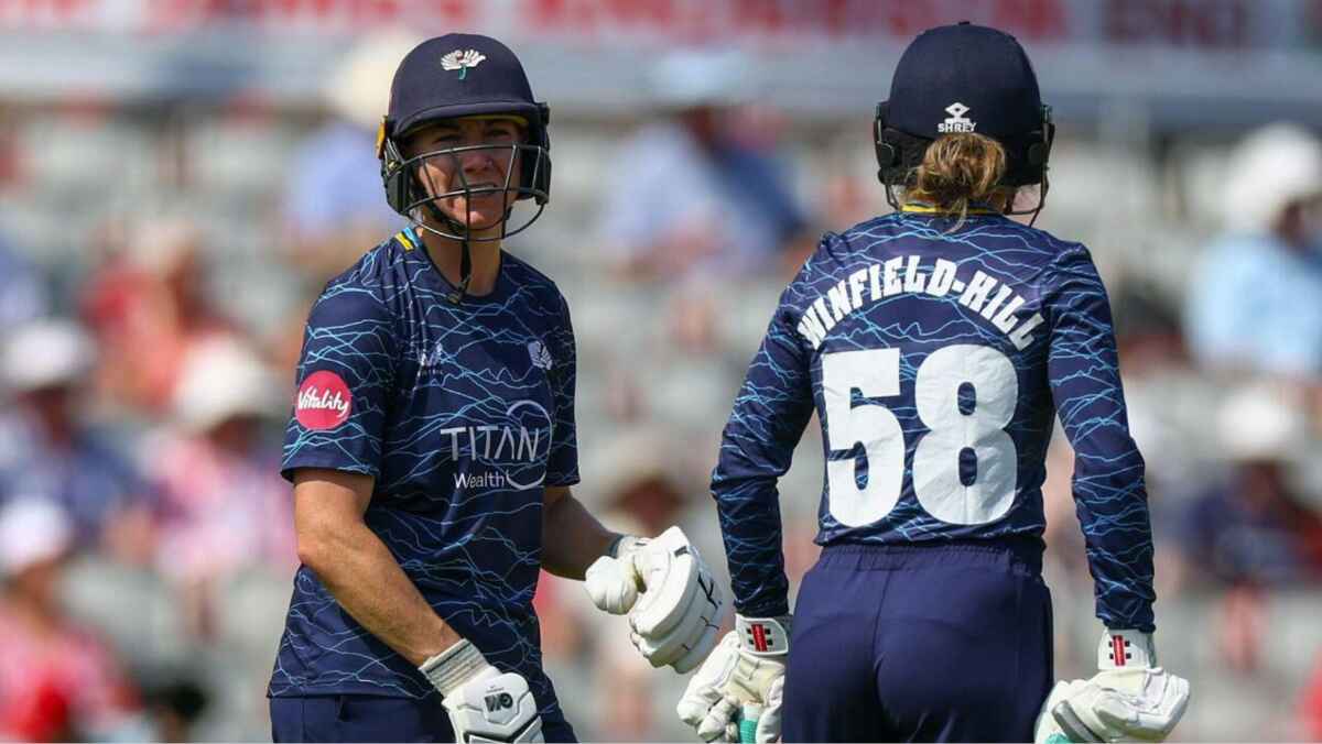 Ami Campbell did a job with the ball for her captain Lauren Winfield-Hill