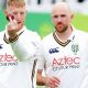 Ben Raine shared the new ball with Ben Stokes against Worcestershire