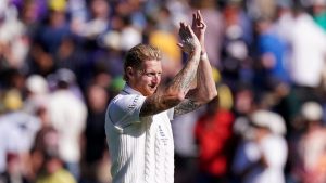 England’s Ben Stokes applauds