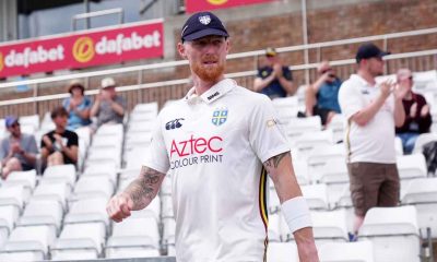 Durham’s Ben Stokes walks
