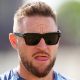 England head coach Brendon McCullum looks pensive during a net session
