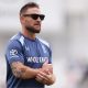 England head coach Brendon McCullum during the third Test against New Zealand