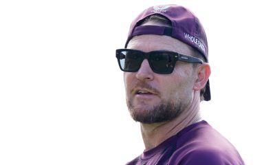 Brendon McCullum at England practice