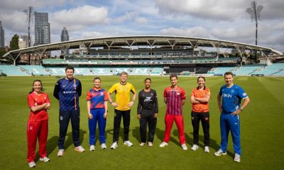 Players in their new kits in The Hundred