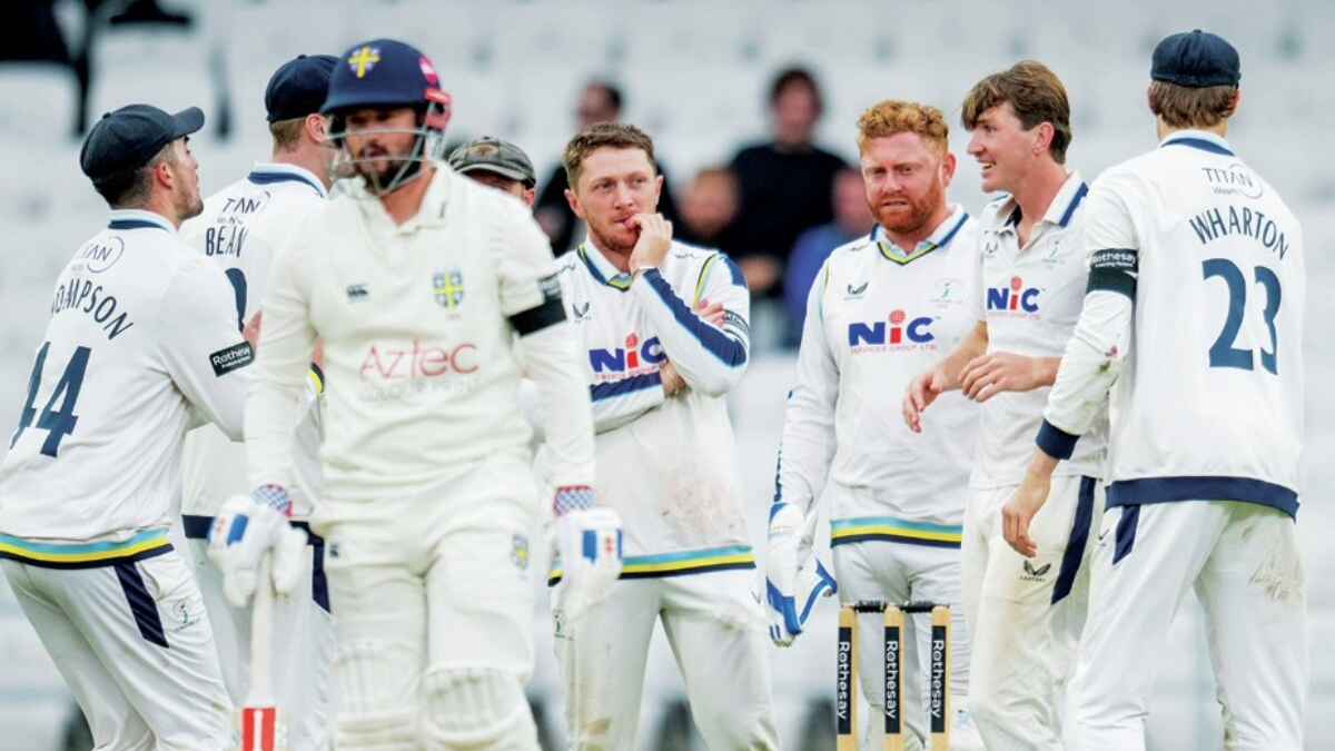 George Hill got to 50 wickets as Durham were relegated