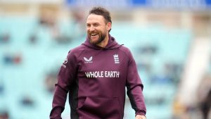 Brendon McCullum at England training