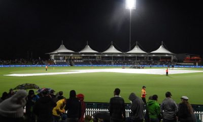 A view of the Hagley Oval