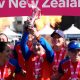 England celebrate their T20 series victory over world champions New Zealand