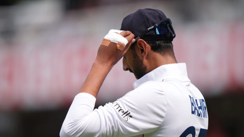 Shoaib Bashir plays for England