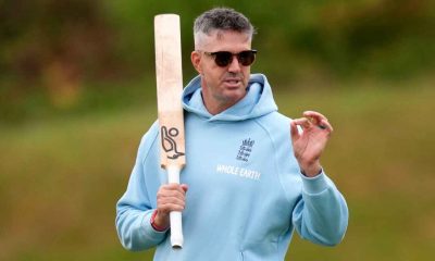 England coaching mentor Kevin Pietersen runs the rule over training.