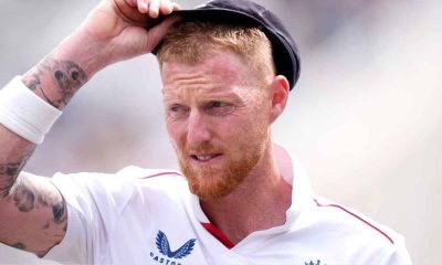 Ben Stokes during day three of the Third Test against New Zealand at Trent Bridge