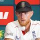 Ben Stokes takes questions after the match