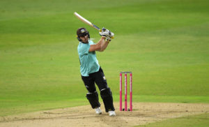 Surrey batsman Laurie Evans