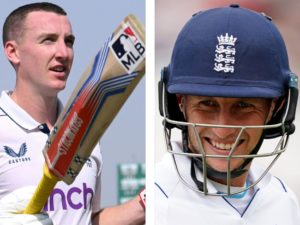 England batters Harry Brook and Joe Root