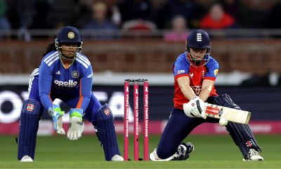 Despite not possessing huge power, Heather Knight scored her fastest T20I half-century