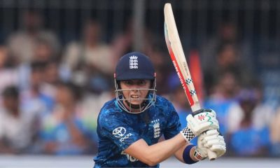 England’s Heather Knight in action against India at the Women's Cricket World Cup