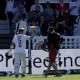 Heather Knight leaves the field for the last time in Test cricket