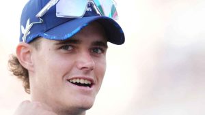 England’s Jacob Bethell speaks to the media after the third ODI against South Africa earlier this month