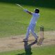James Rew perishes to the short ball with 10 minutes to go till the close on day two