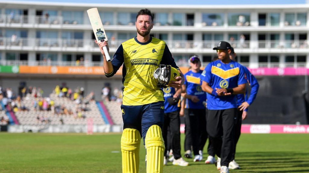 Hampshire Hawks batter James Vince