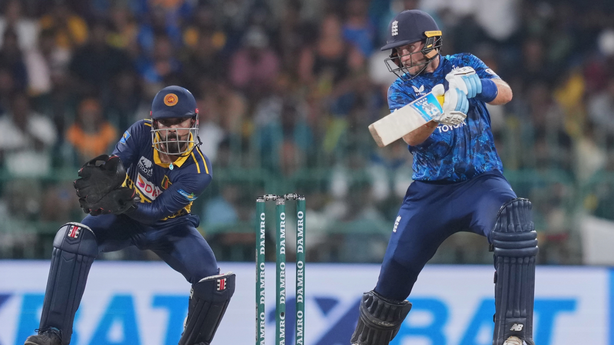 Joe Root batting for England