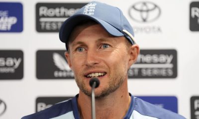 England captain Joe Root speaking at a press conference at Edgbaston on Tuesday.