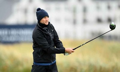 Joe Root takes part in the Alfred Dunhill Links Championship.