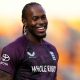 Jofra Archer trains with England at the The Gabba.