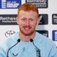 Jordan Cox at an England press conference