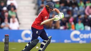 Jos Buttler batting against Ireland