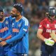 India celebrate Jos Buttler’s dismissal in the T20 World Cup semi-final