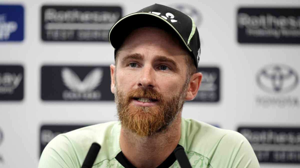 New Zealand’s Kane Williamson during a press conference