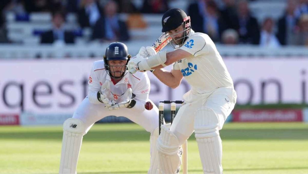 Kane Williamson in action for New Zealand