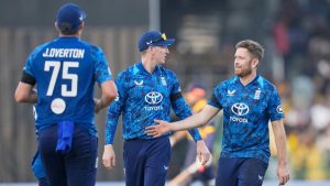 Liam Dawson celebrates