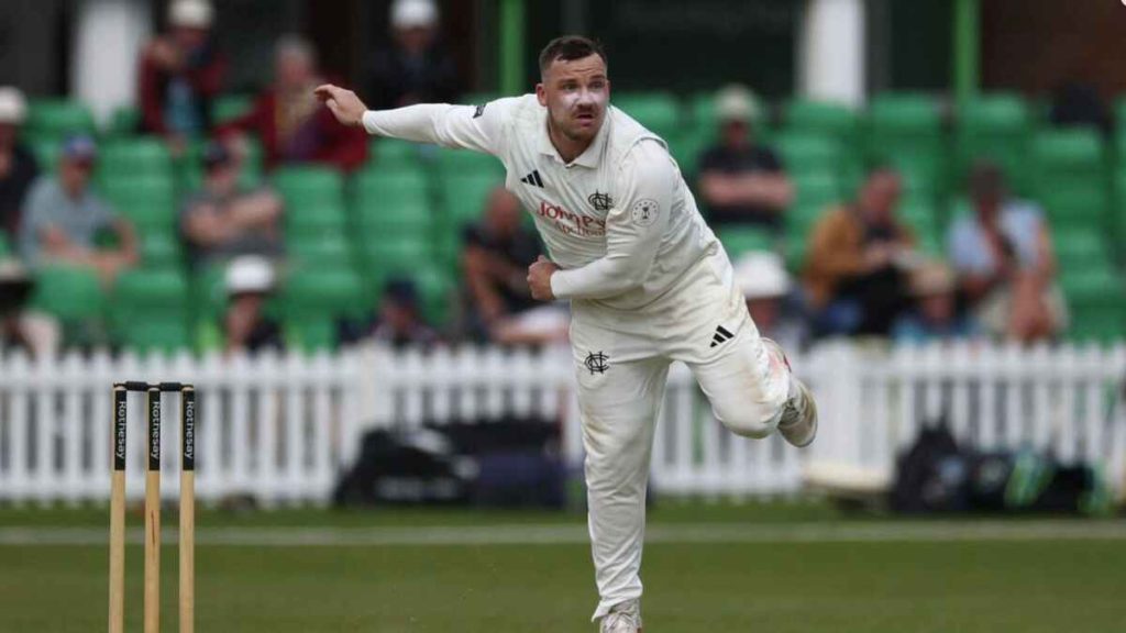 Liam Patterson-White spun Nottinghamshire back into pole position