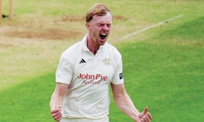 Lyndon James played an important role in Notts’ victory over Glamorgan after replacing Fergus O’Neill
