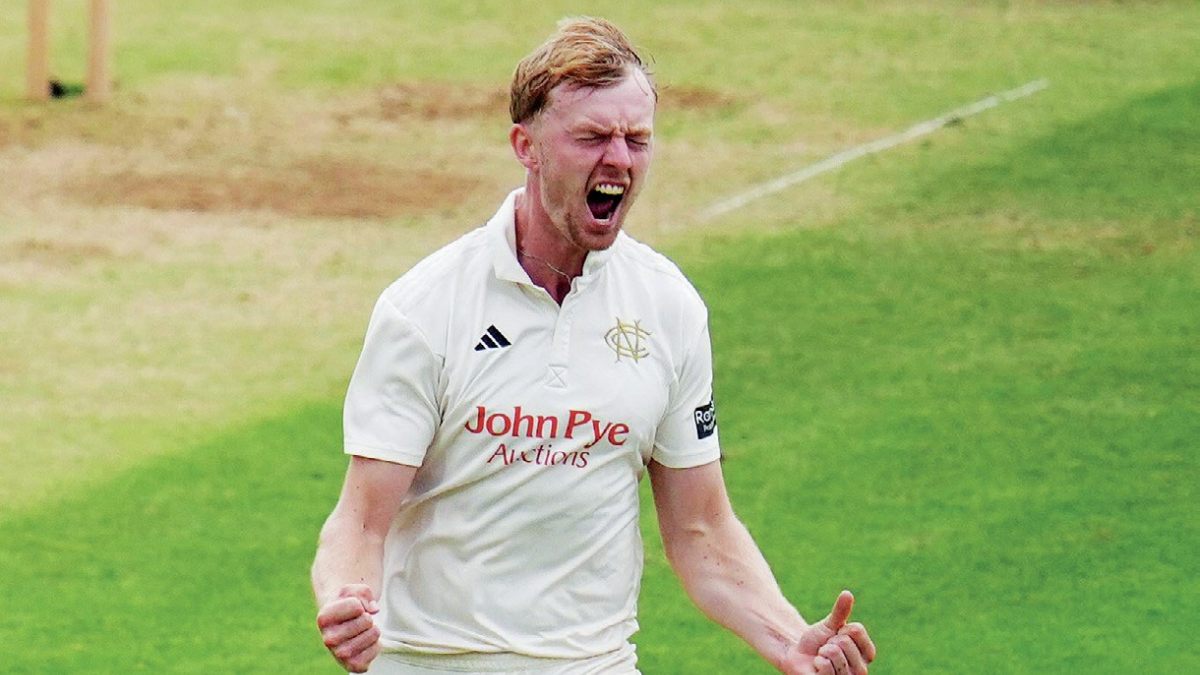 Lyndon James played an important role in Notts’ victory over Glamorgan after replacing Fergus O’Neill