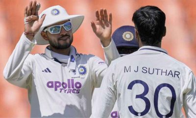 Manav Suthar, right, returns to Warwickshire for the final four County Championship matches.