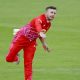 Mason Crane in bowling action during The Hundred