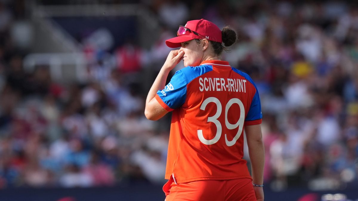 Nat Sciver-Brunt during the final at Lord’s