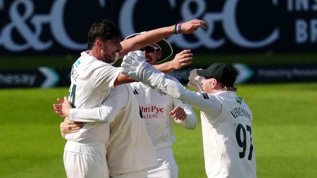 Josh Tongue celebrates