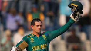 South Africa wicketkeeper Quinton de Kock has been named in the Proteas’ white ball squads for their upcoming tour to Pakistan