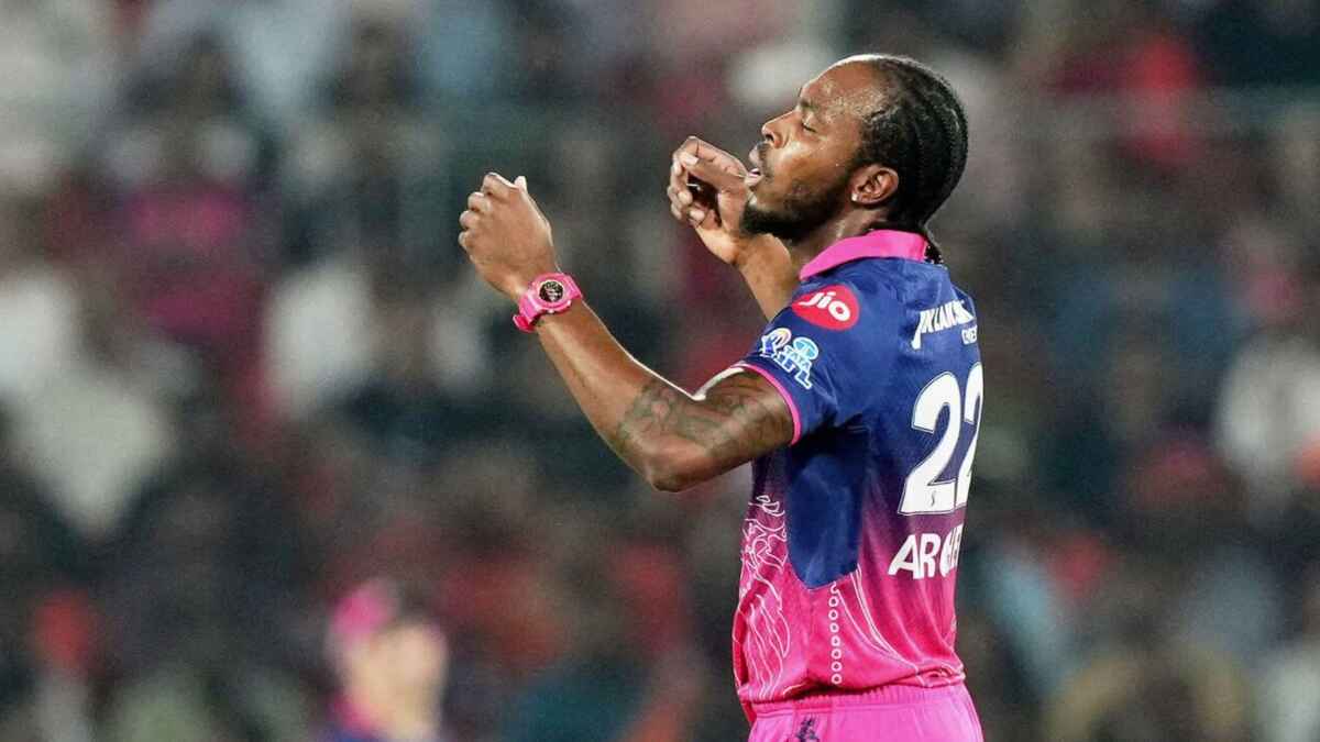 Jofra Archer was declared unavailable for the first Test after his IPL stint with Rajasthan Royals