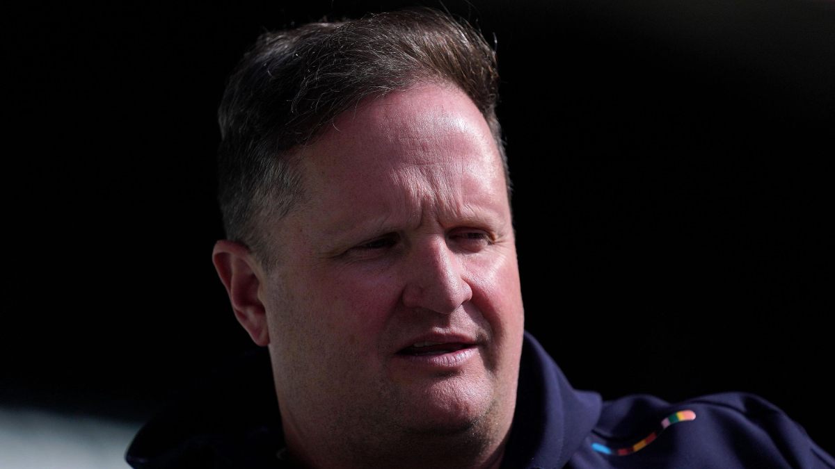 England managing director of men’s cricket Rob Key during a nets session