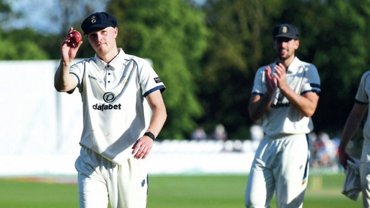 Rory Haydon took ten wickets against Kent despite finishing on the losing side for Derbyshire