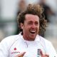 Ryan Sidebottom in action for England
