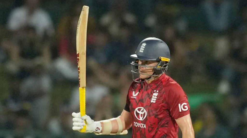 Sam Curran celebrates his fifty