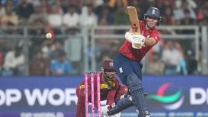 Sam Curran was unable to save England against West Indies